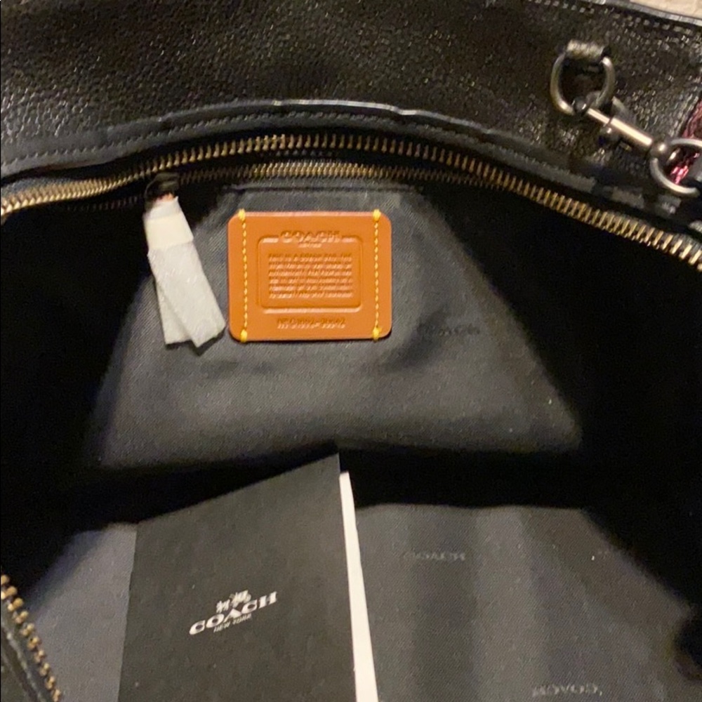 Elegant coach handbag